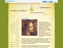 Tablet Screenshot of angelicblessings.net